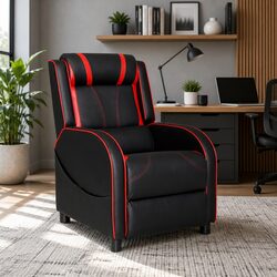 Comfortable Gaming Recliner Chair with Footrest
