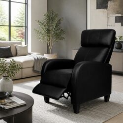 Comfortable Black Reclining Armchair for Your Living Space