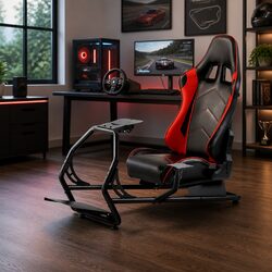 Adjustable Racing Simulator Cockpit Gaming Chair