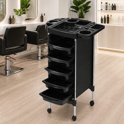 6-Tier Salon Trolley Cart for Beauty Professionals