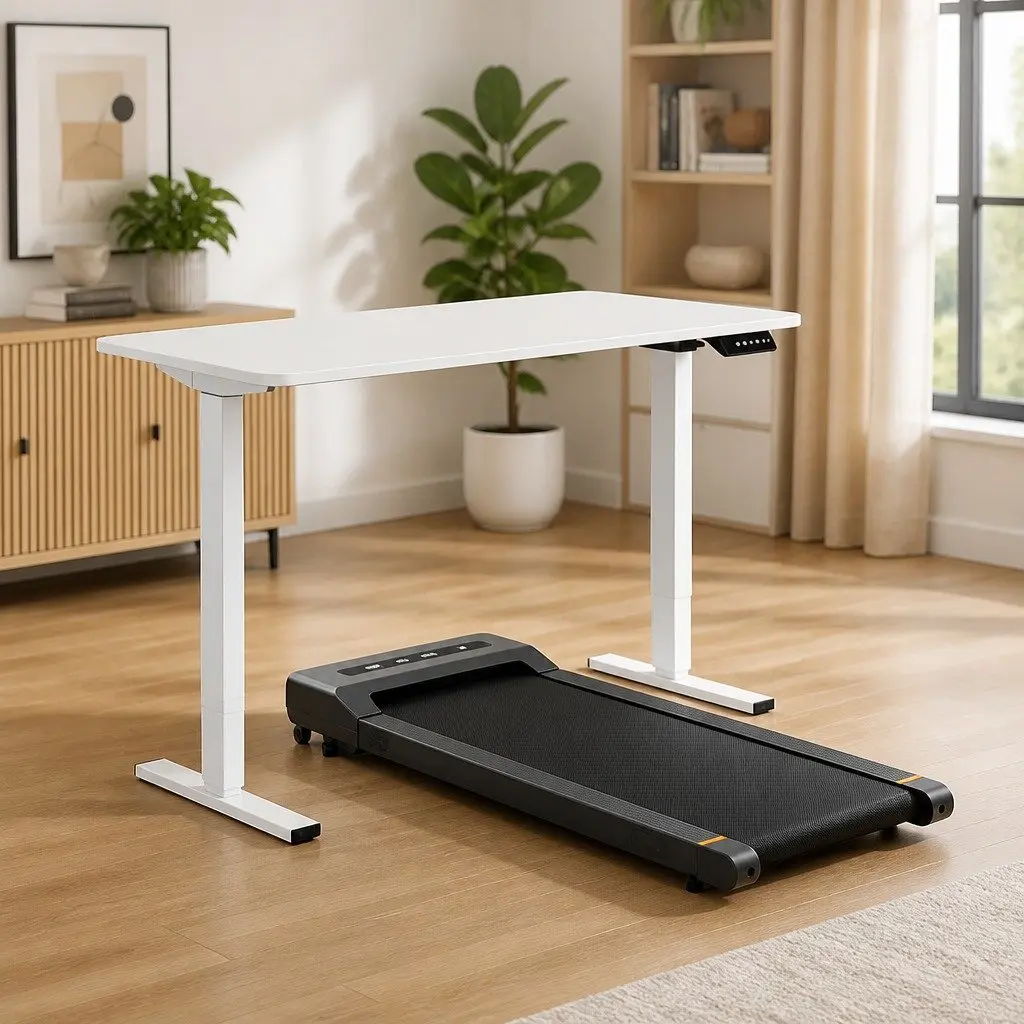 Motorised Standing Desk Treadmill Combo 140cm for Home Office