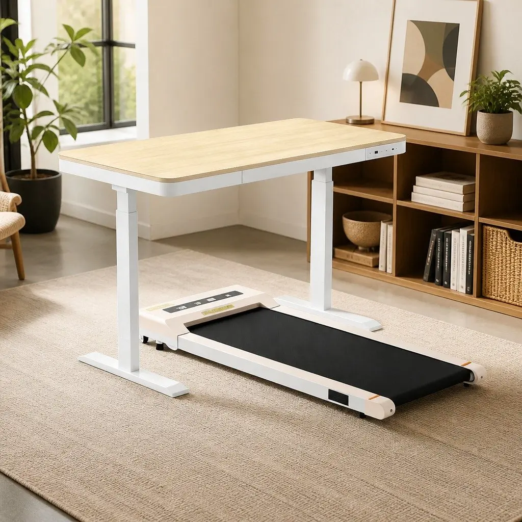 Electric Standing Desk Treadmill Combo 120cm for Comfort