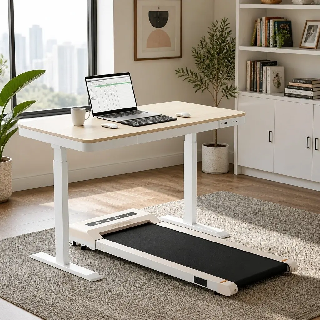 Electric Standing Desk Treadmill Combo 120cm for Comfort