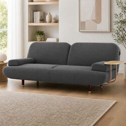 Stylish Convertible Sofa Bed with USB Charging Grey