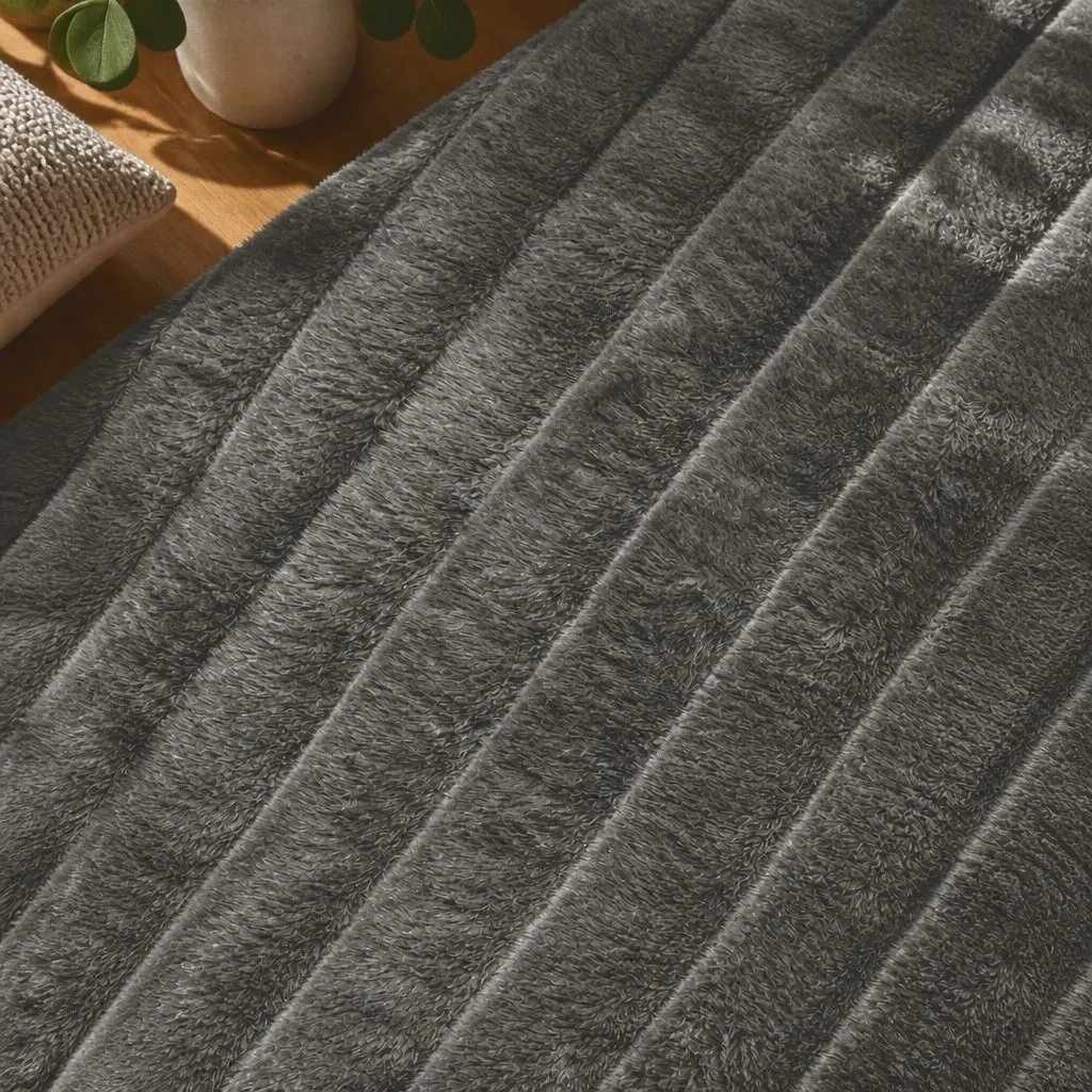 Modular Sectional Sofa Lounge U Shaped Corduroy Cloud Couch Grey Convertible