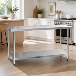 Stainless Steel Kitchen Bench 1829x610mm for Everyday Use