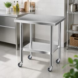 Commercial Grade Stainless Steel Prep Table 760x610mm