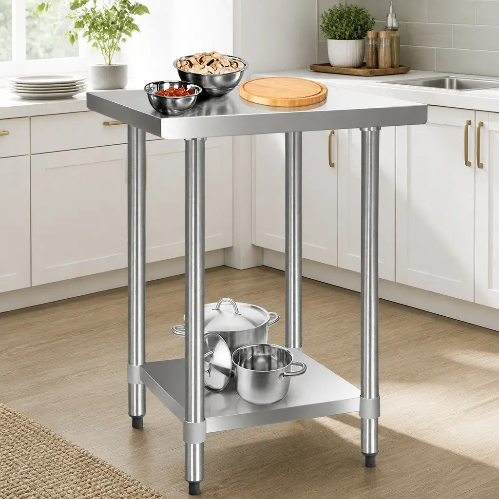 Stainless Steel Kitchen Work Bench 610x610mm for Home Use