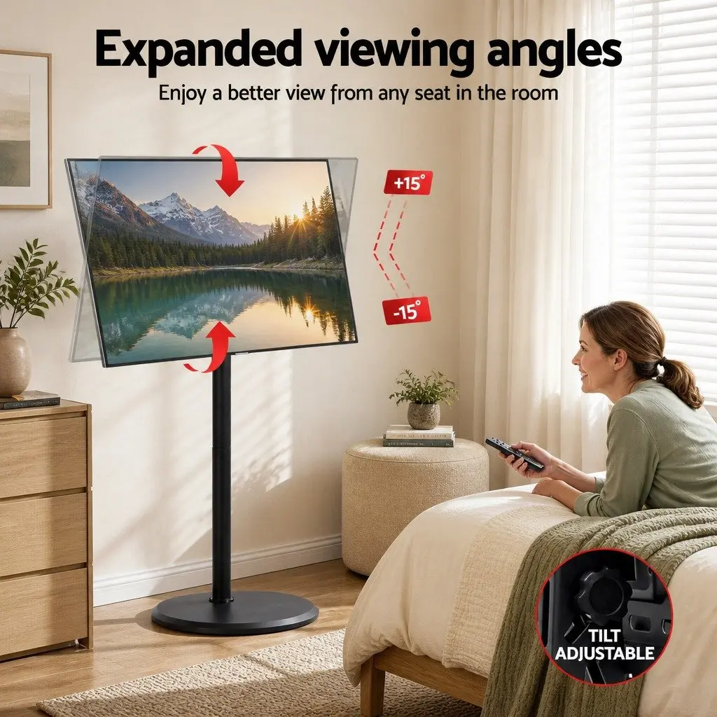 Mobile TV Stand for 32-55 Inch TVs