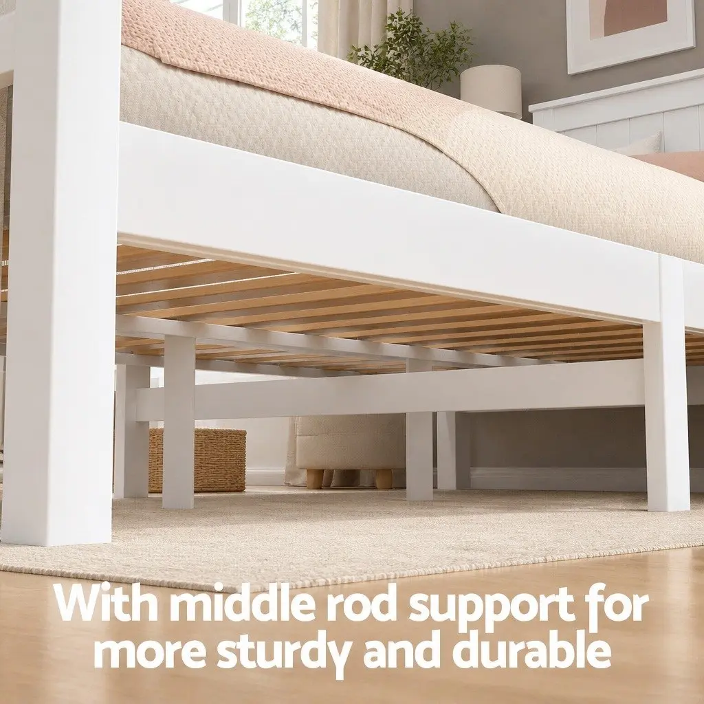 Double Bed Frame with Storage Drawers