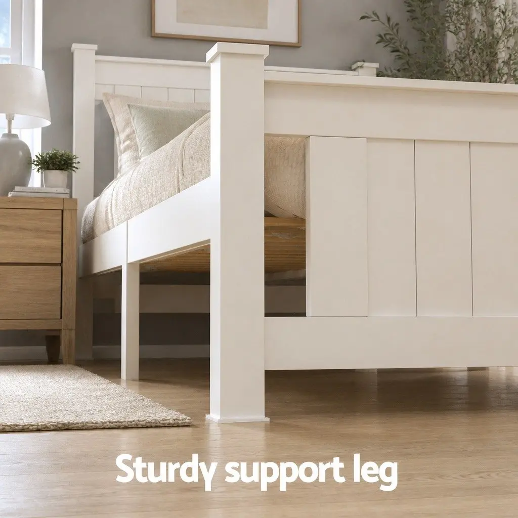 Double Bed Frame with Storage Drawers
