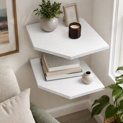 Floating Corner Shelves Set for Modern Spaces