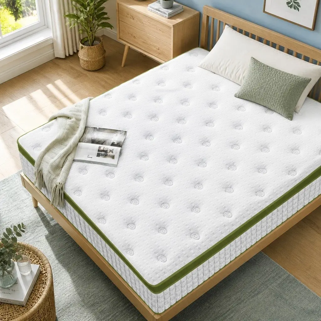 Queen-Sized Hybrid Mattress 30cm Gel Memory Foam