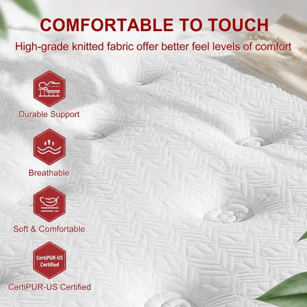 30cm Gel Memory Foam Hybrid Pocket Spring Mattress