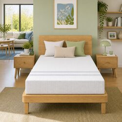 King Single Mattress 20cm Gel Memory Foam Dual-Sided