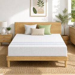 Reversible Double Memory Foam Mattress 25cm White