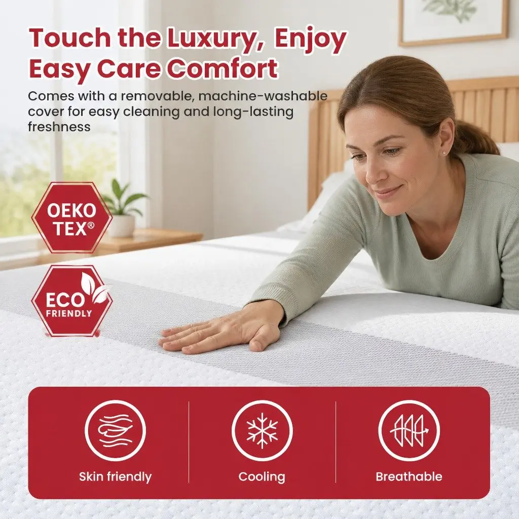 King Size Memory Foam Mattress 25cm