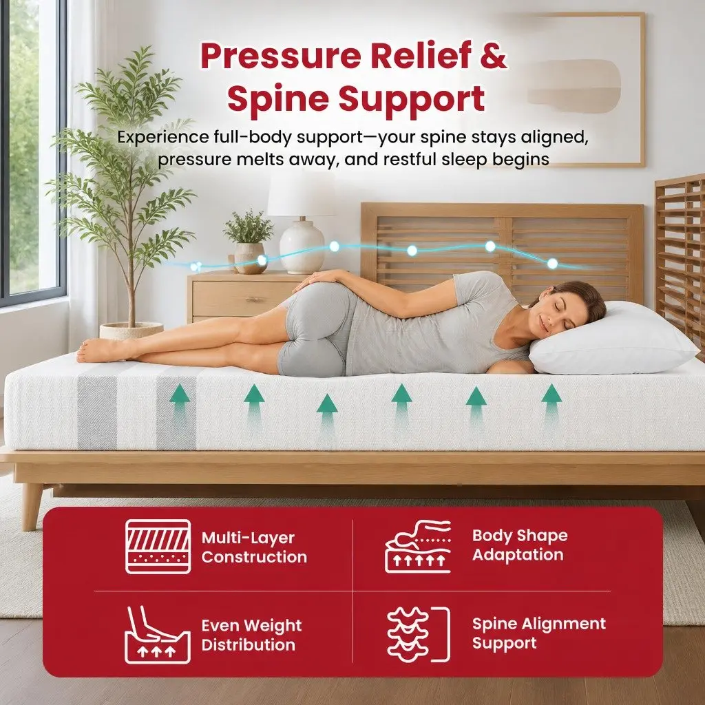 King Size Memory Foam Mattress 25cm