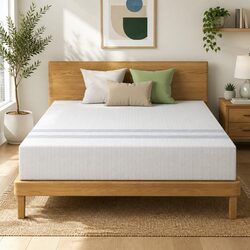 Queen Memory Foam Mattress 25cm Reversible Gel-Infused Medium Firmness