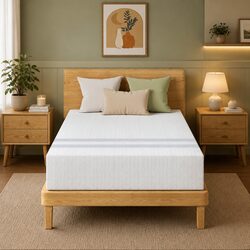 Single Memory Foam Mattress 25cm Reversible Medium Firmness Gel-Infused Cool