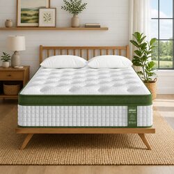 King Single Latex Hybrid Mattress 34cm Medium Firm Comfort