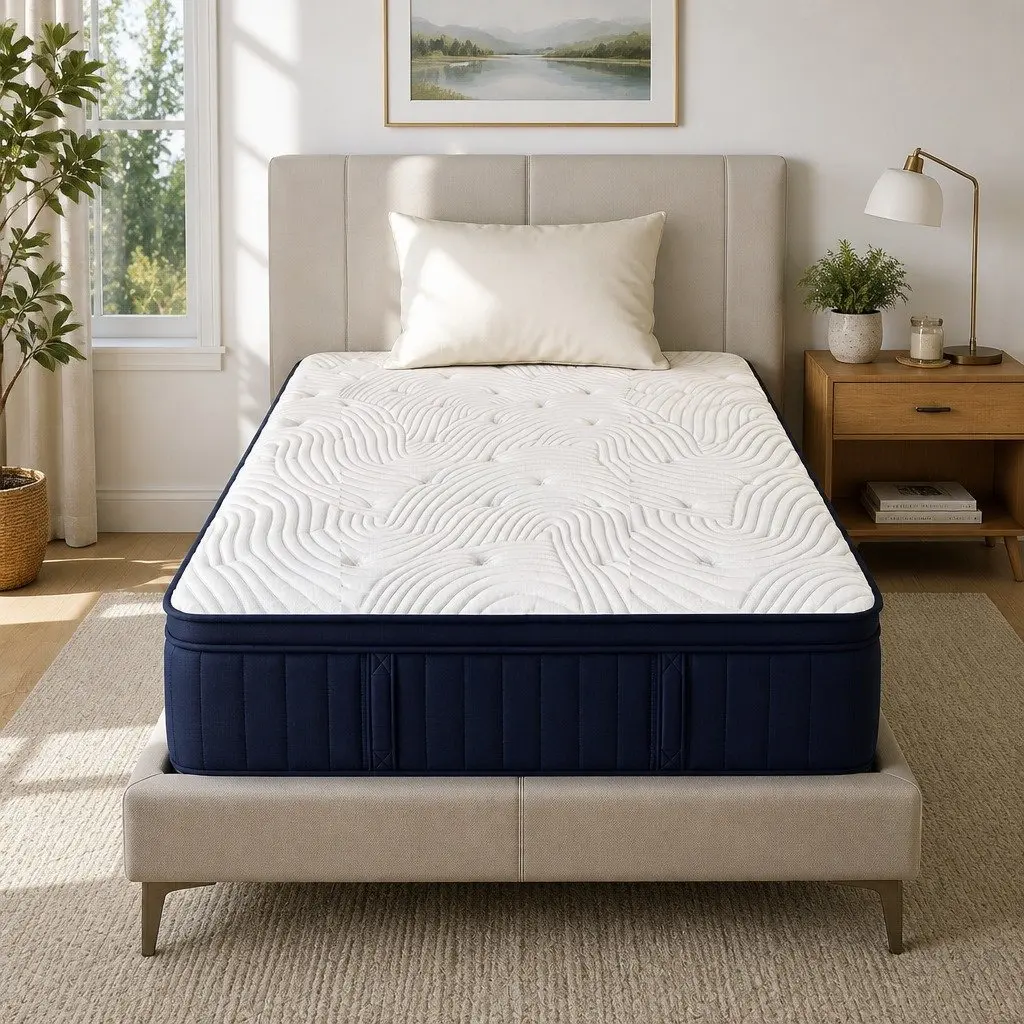 King Single Mattress with 34cm Medium Soft Pocket Springs