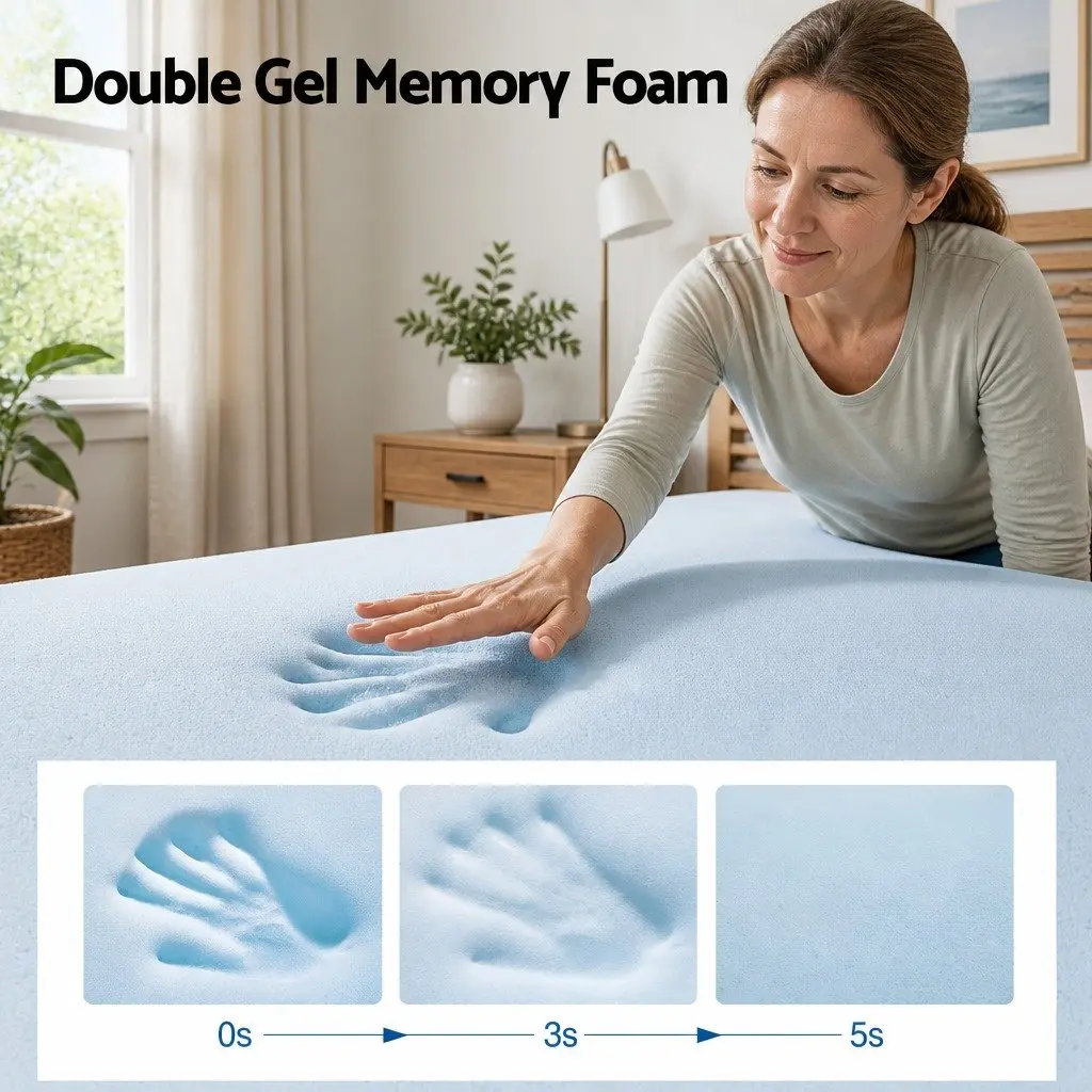King Single Mattress with 34cm Medium Soft Pocket Springs