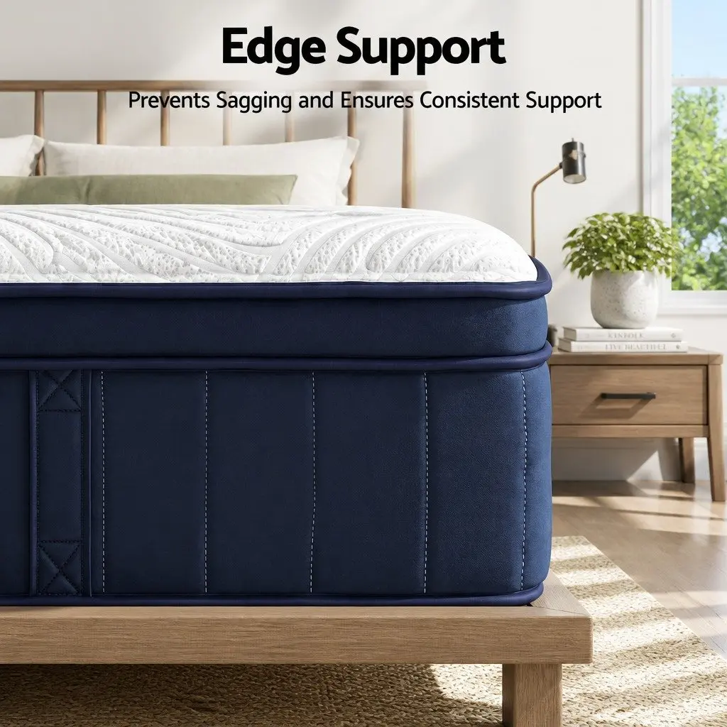 King Single Mattress with 34cm Medium Soft Pocket Springs