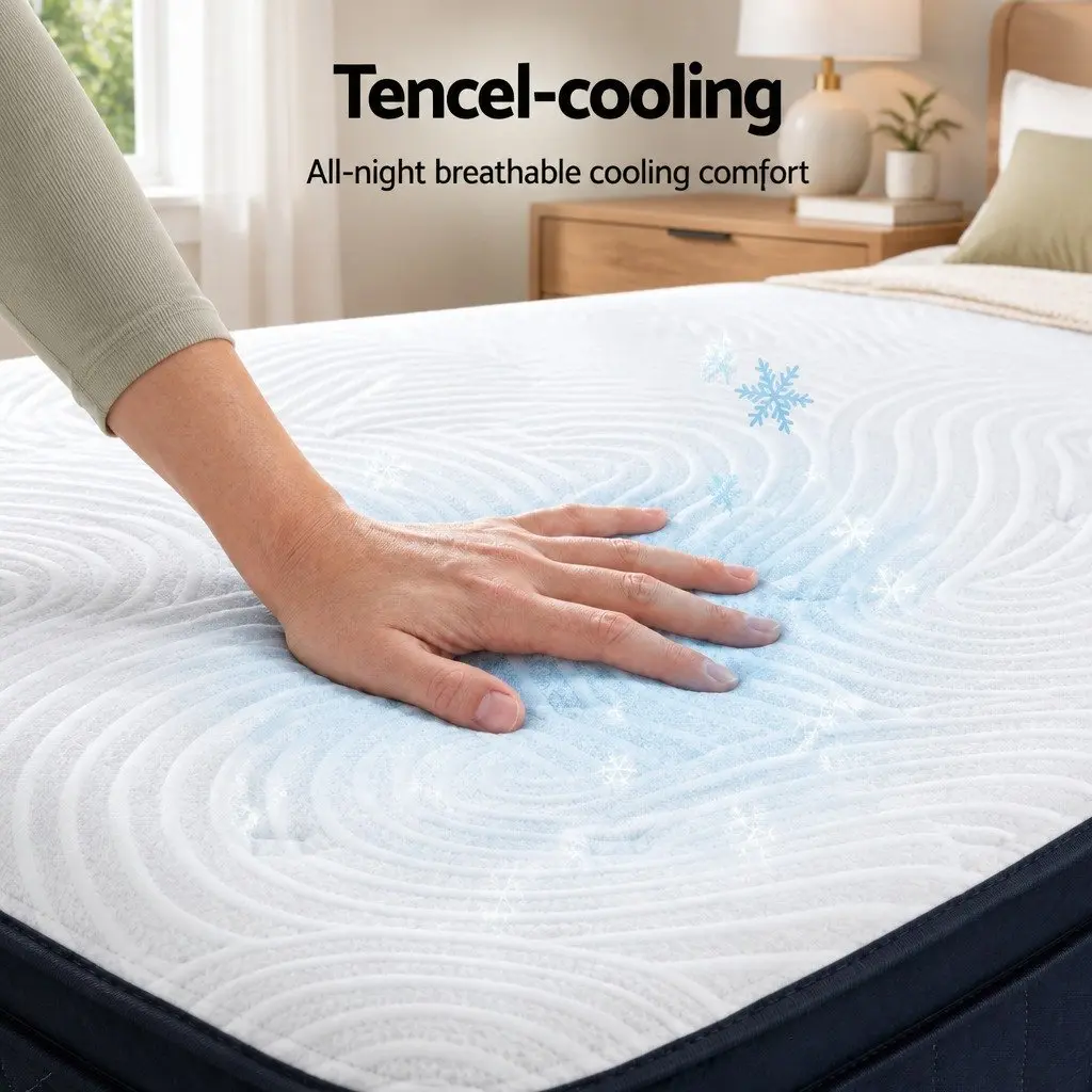 Medium Soft Hybrid Pocket Spring Mattress 34cm