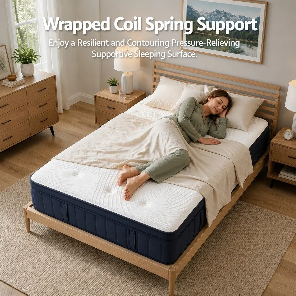 Medium Soft Hybrid Pocket Spring Mattress 34cm