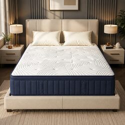 Queen Pocket Spring Hybrid Cooling Mattress 34cm