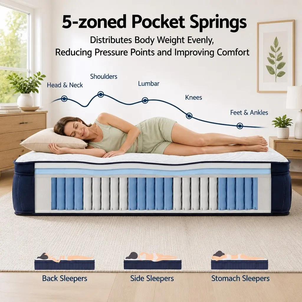 Single Mattress with Pocket Spring Technology