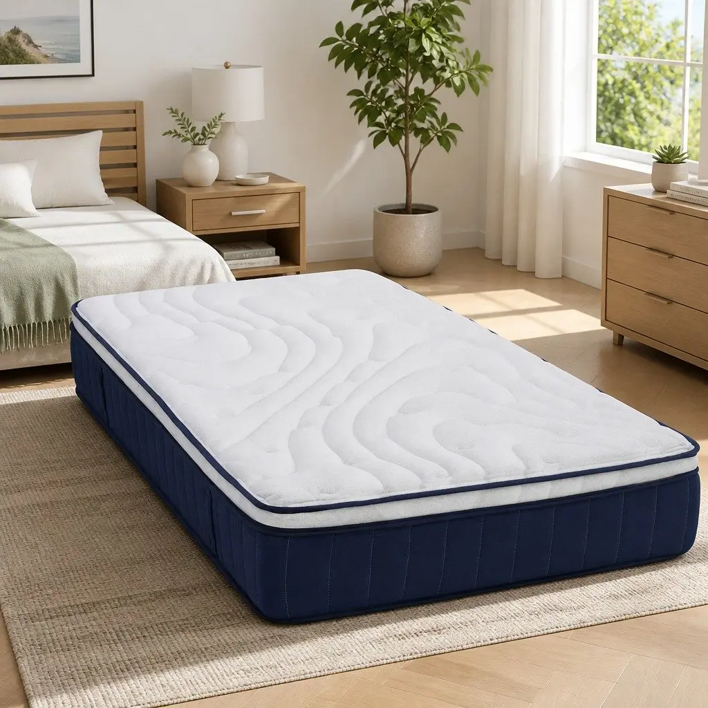 Double Mattress with Hybrid Pocket Springs