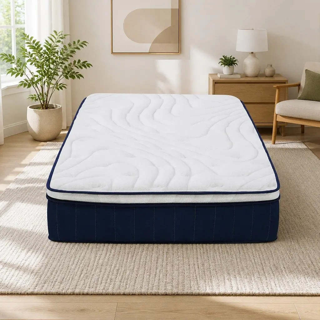 Hybrid Mattress Medium Firm 30cm Pocket Spring with Lumbar Support