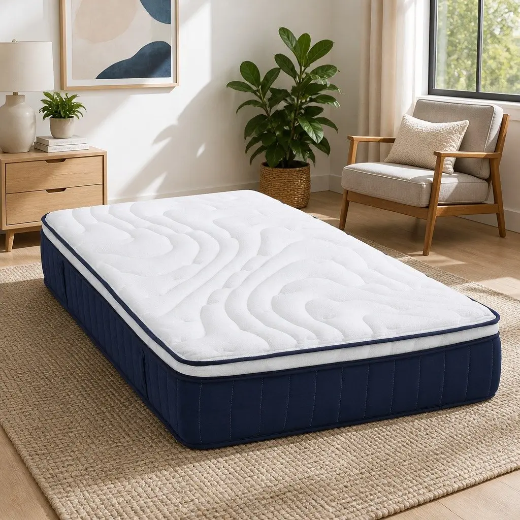 Hybrid Mattress Medium Firm 30cm Pocket Spring with Lumbar Support