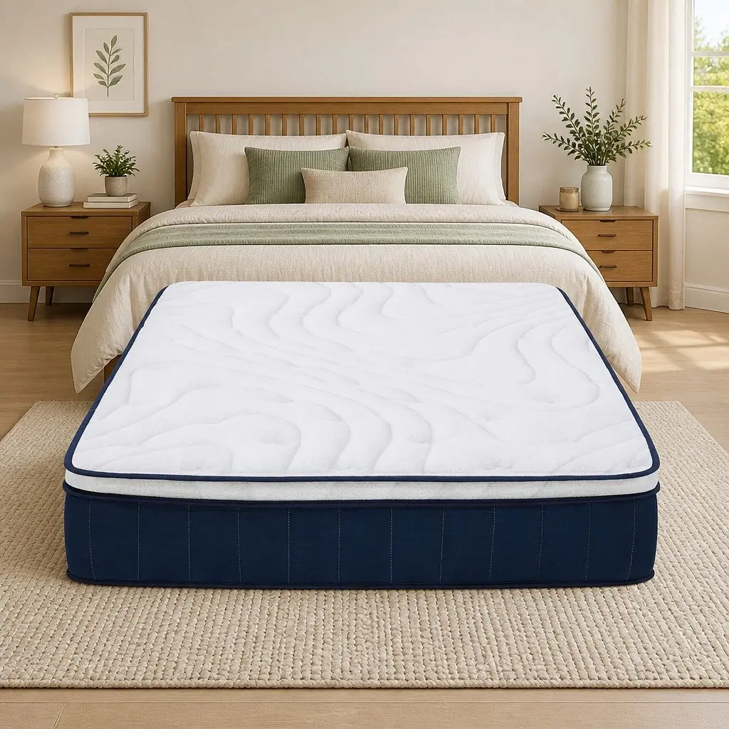 30cm Medium Firm Pocket Spring Mattress with Latex Support