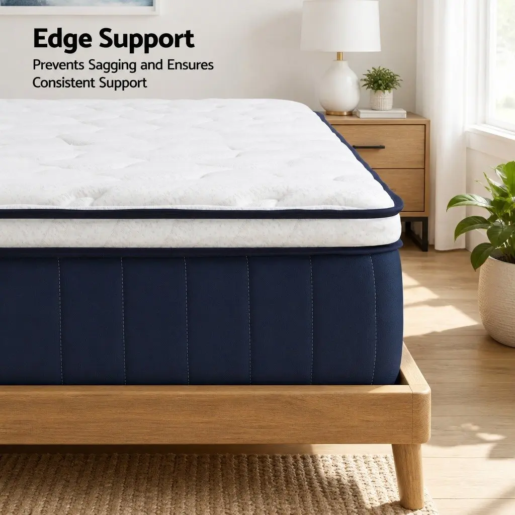30cm Medium Firm Pocket Spring Mattress with Latex Support