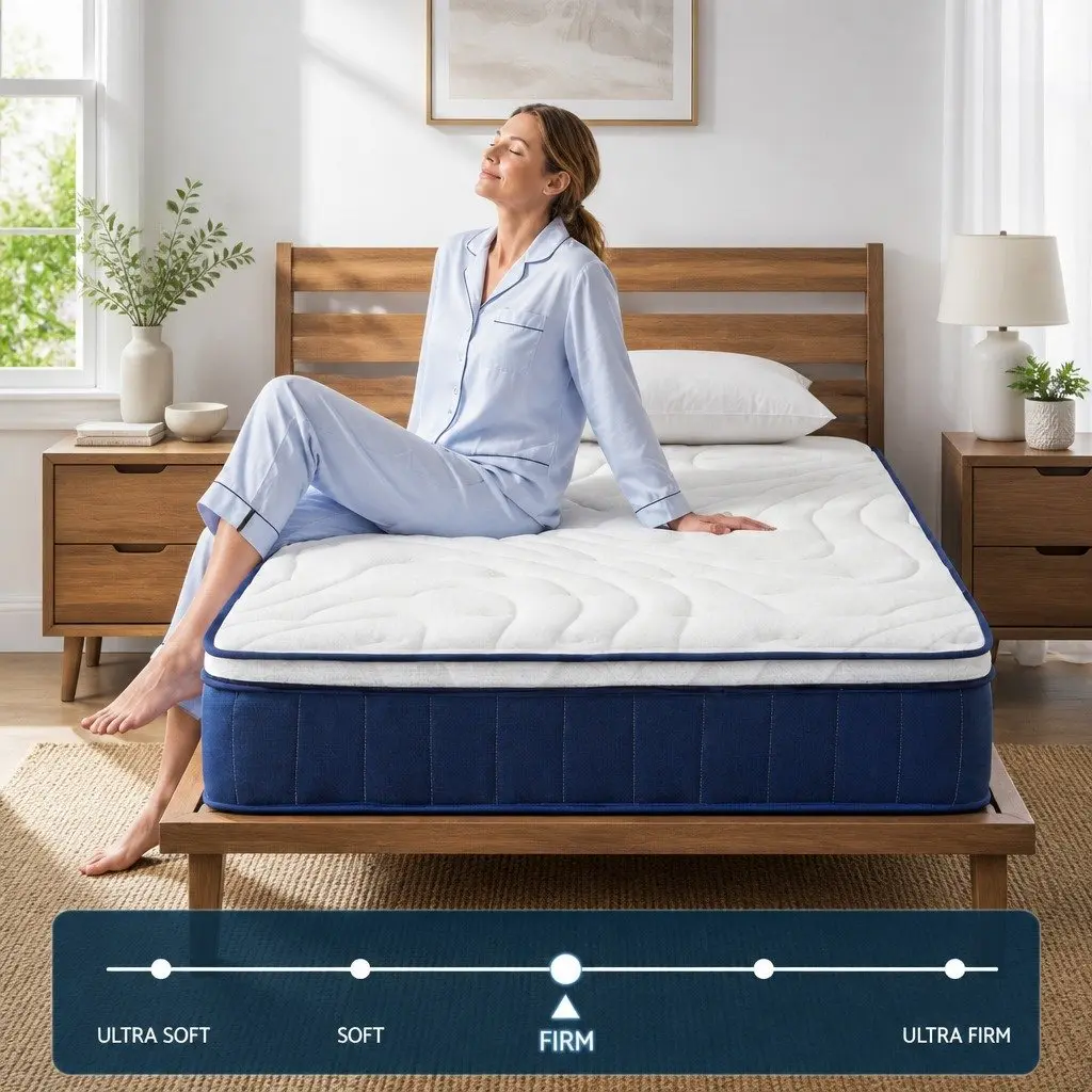 30cm Medium Firm Pocket Spring Mattress with Latex Support