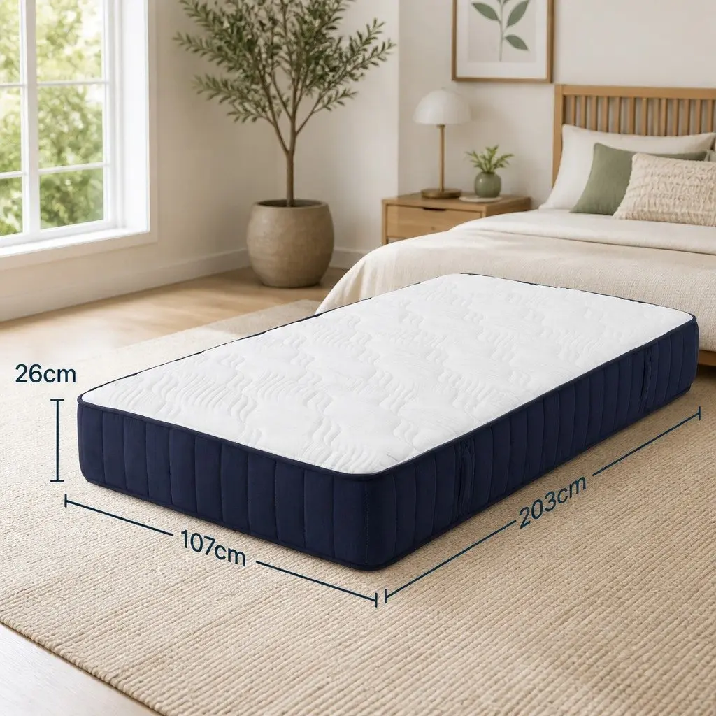 King Single Mattress with 26cm Pocket Springs