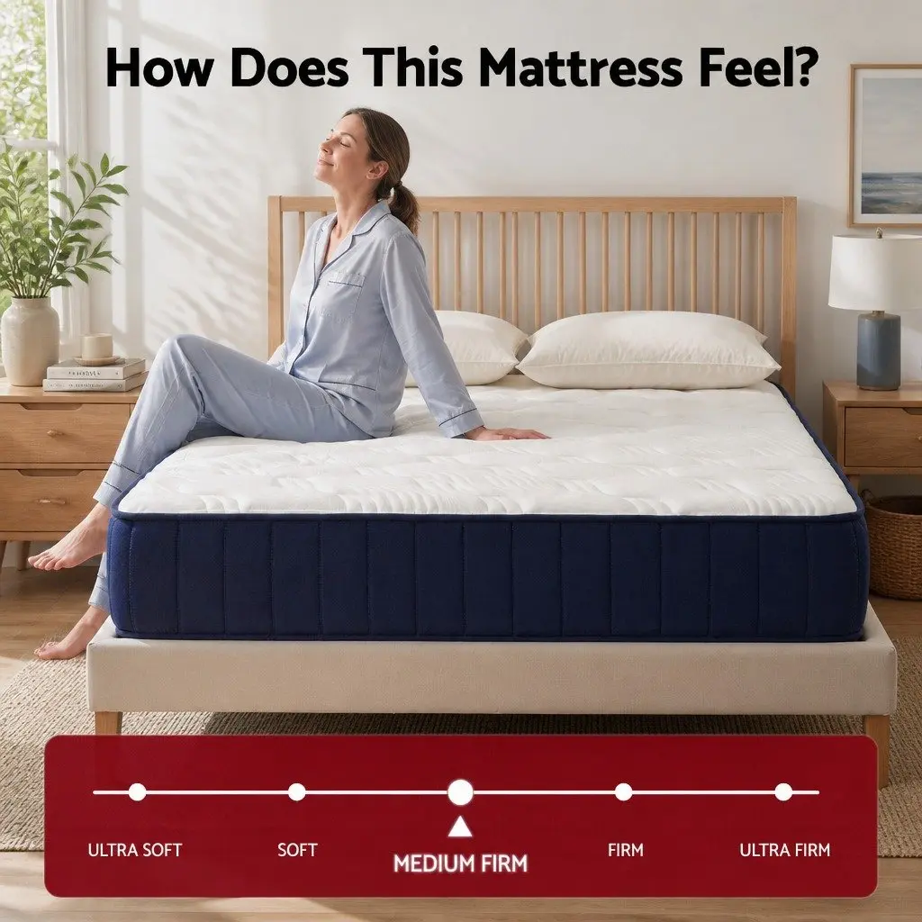 King Single Mattress with 26cm Pocket Springs