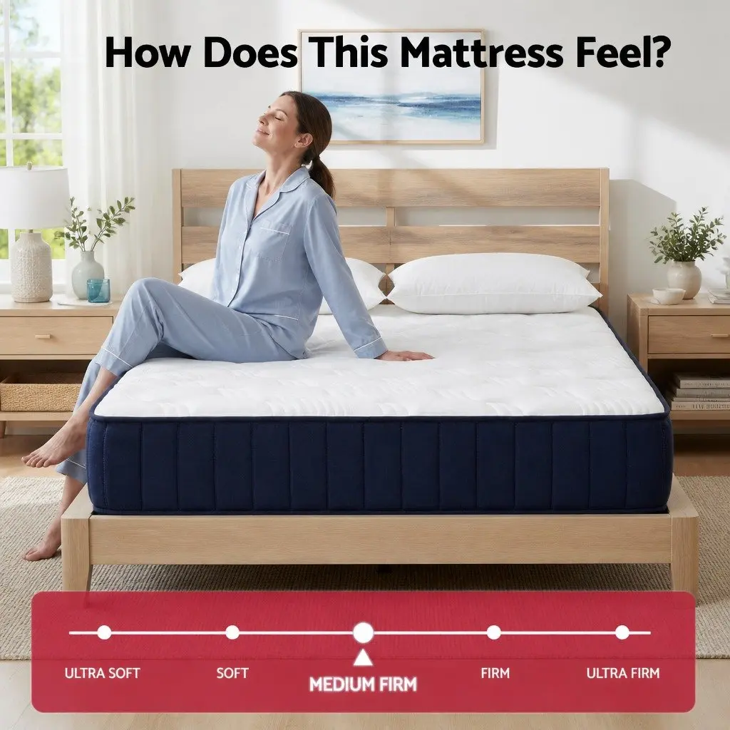 26cm Firm Pocket Spring Hybrid Mattress for Comfort