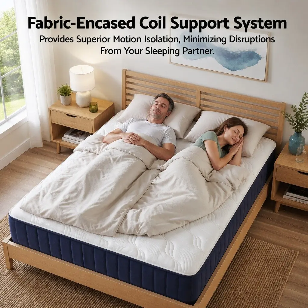 Queen Mattress 26cm Hybrid Firm Pocket Spring for Comfort