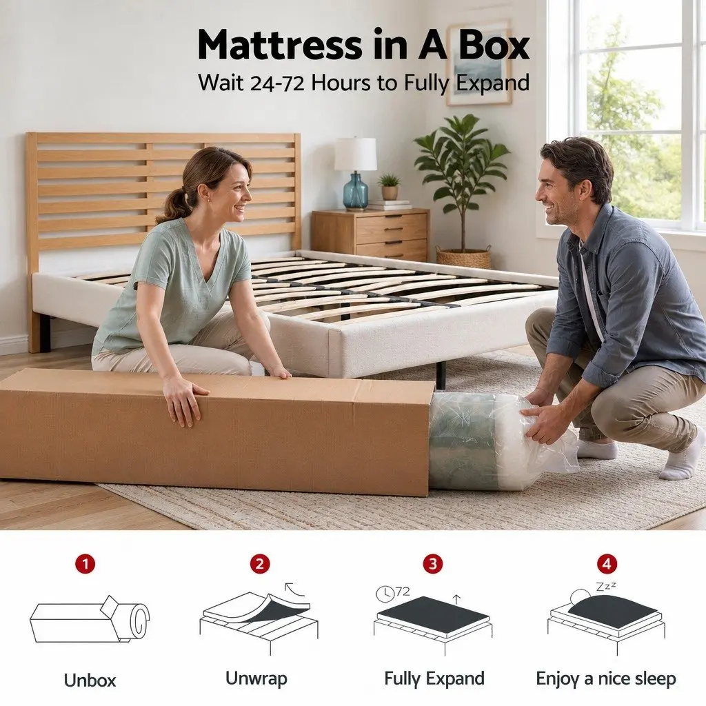 Single Mattress 26cm Firm Pocket Spring Hybrid Comfort