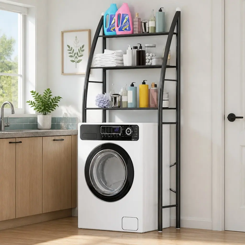 3-Tier Bathroom Organizer Shelf Over Toilet Storage Rack