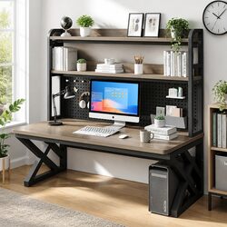 Nordic Style Computer Desk for Home and Office 120x60x170cm