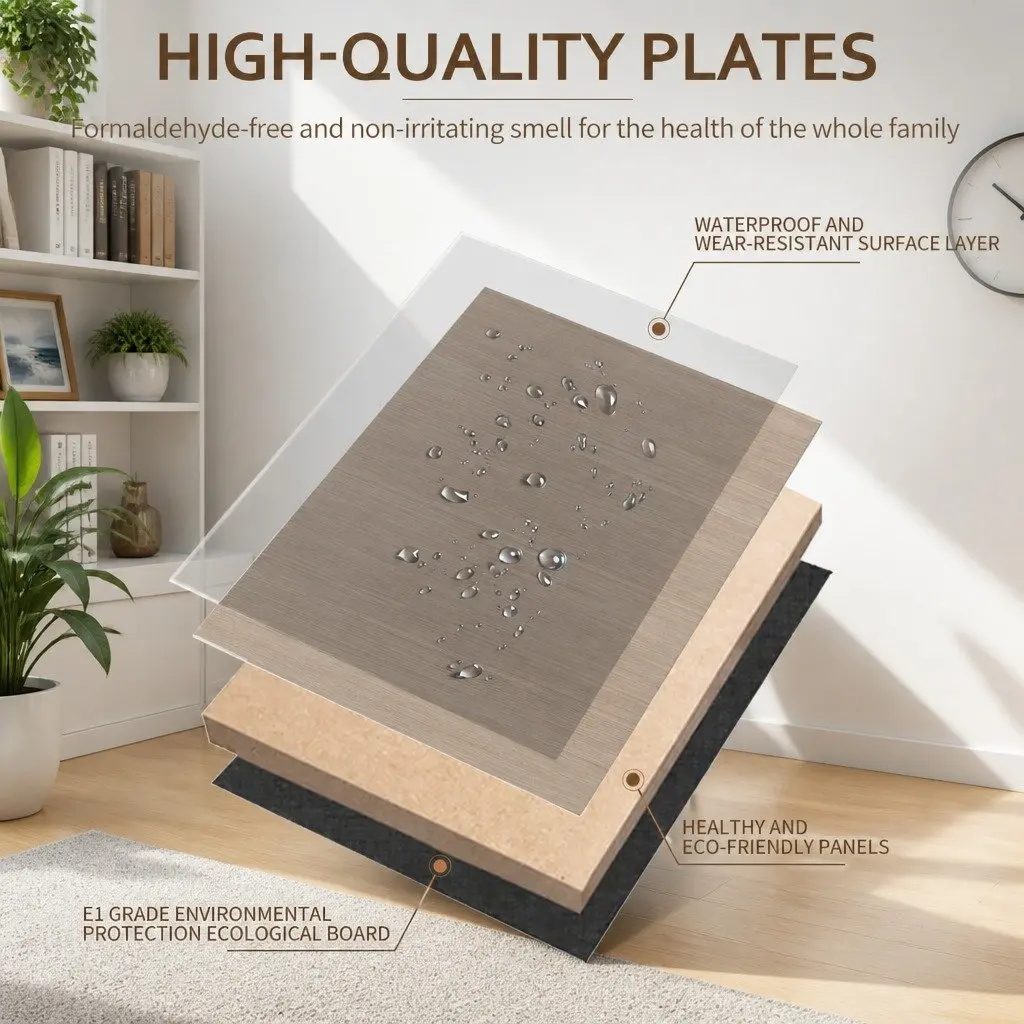 Computer Desk Nordic Style 120x60cm Density Board Carbon Steel Table Legs