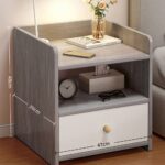 HYGGO 2x bedside table drawer shelf nightstand bedroom furniture modern Bedside table Nightstand