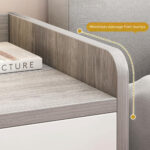 HYGGO 2x bedside table drawer shelf nightstand bedroom furniture modern Bedside table Nightstand
