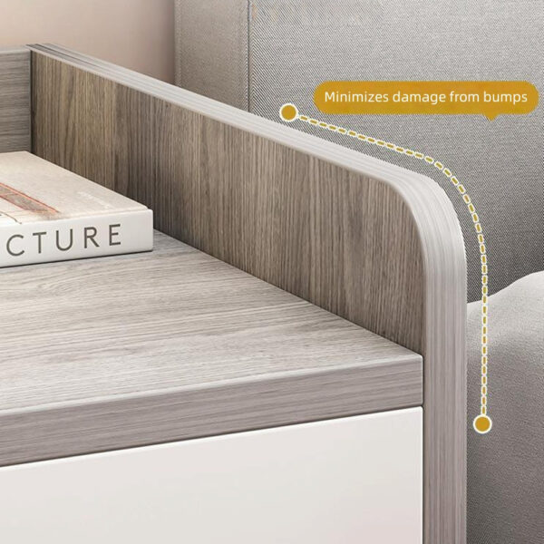 HYGGO 2x bedside table drawer shelf nightstand bedroom furniture modern Bedside table Nightstand