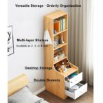 HYGGO 2x bedside table set shelves drawers nightstand white modern bedroom furniture Bedside table Nightstand